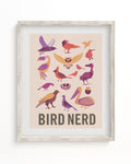 Bird Nerd Museum Print