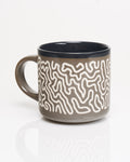 Brain Coral Hand Carved 15 oz Ceramic Mug