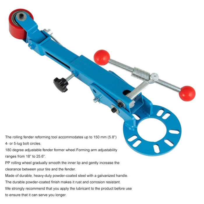 Car Fender Roller Tool for Wheel Eyebrow Repairs and Fender Reforming