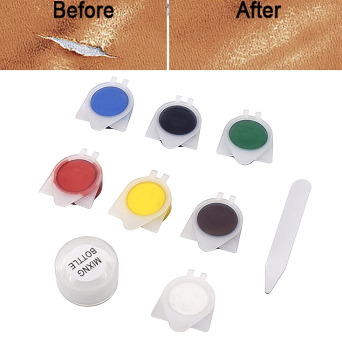Car Seat Sofa Leather Vinyl Repair Kit for Holes, Scratches, Cracks, and Rips