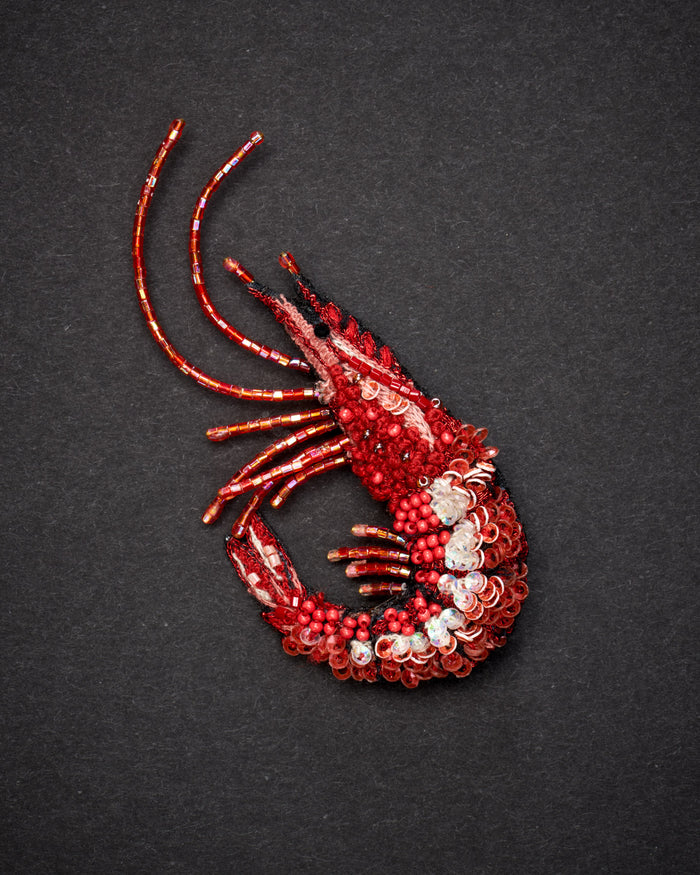 Caridean Shrimp Pin - Trovelore
