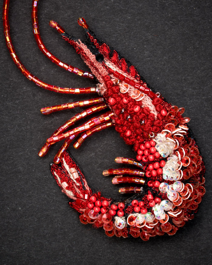 Caridean Shrimp Pin - Trovelore