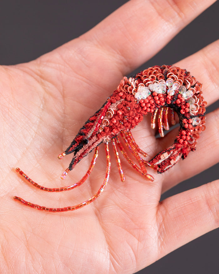 Caridean Shrimp Pin - Trovelore