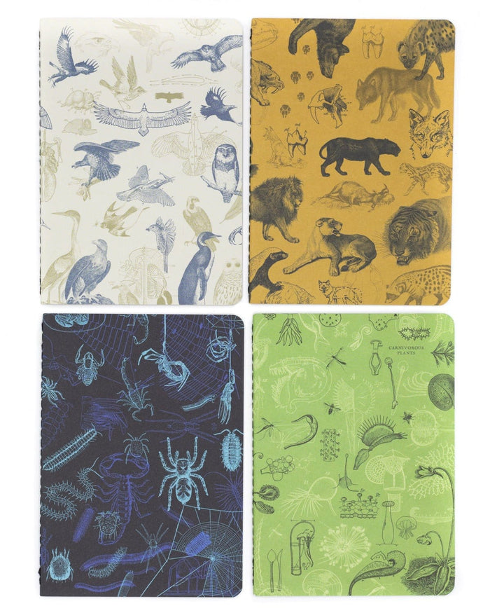 Carnivores Pocket Notebook 4-pack Cognitive Surplus