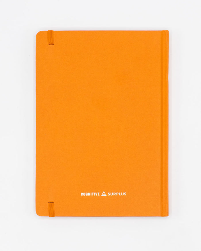 A Chemistry A5 Hardcover Notebook - Dotted Lines by Cognitive Surplus on a white surface.