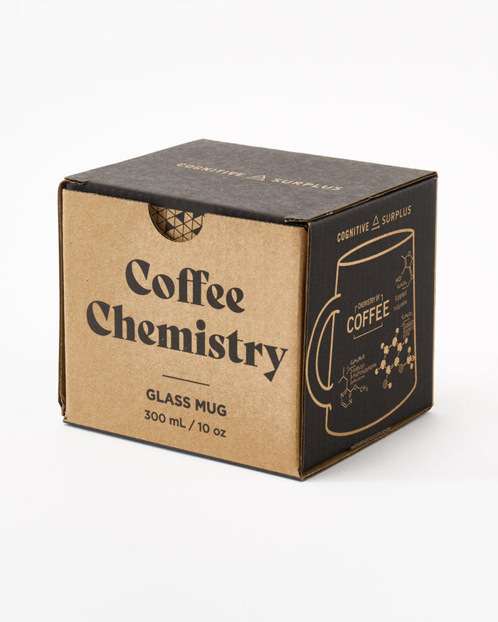 Coffee Chemistry 10 oz Glass Mug