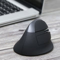 DELUX M618 Mini 2.4G Wireless Ergonomic Vertical Mouse Pink USB Rechargeable 2400DPI