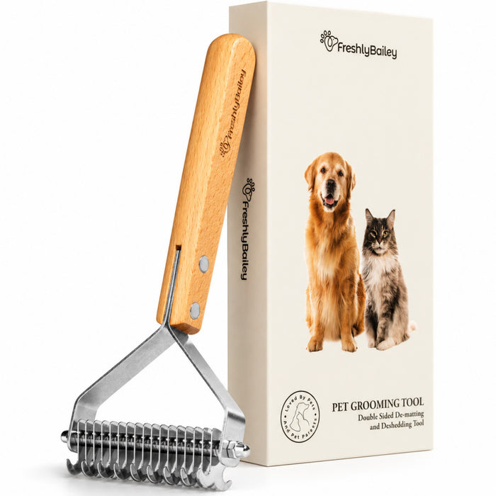 Dematting Comb & Deshedding Tool for Cats & Dogs