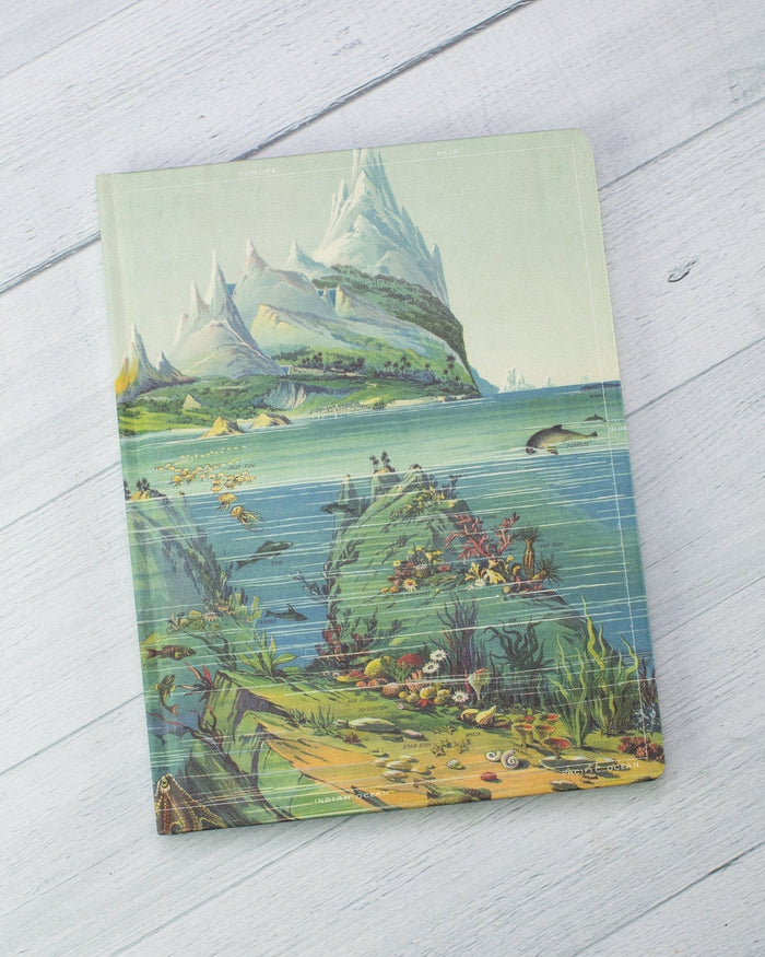 Descending Regions Hardcover - Lined/Grid Cognitive Surplus