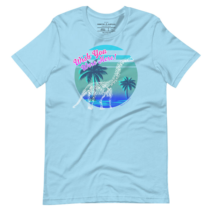 Dinosaur Wish You Were Here Graphic Tee