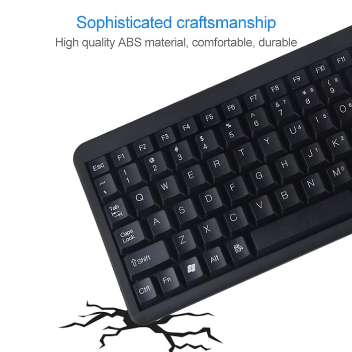 DS-8900 Trackball Keyboard with Water Splash Protection - PS/2 Interface, Laser Engraved Characters, One-Piece Wired Design