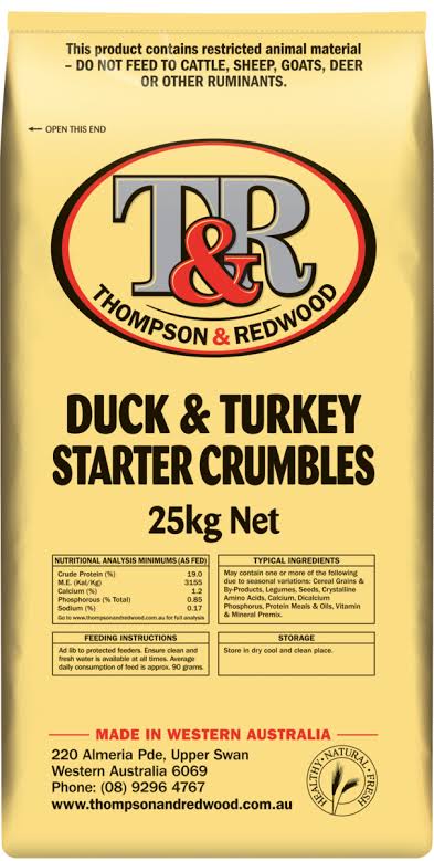 Duck and Turkey Starter Crumbles - Wanneroo Stock Feeders