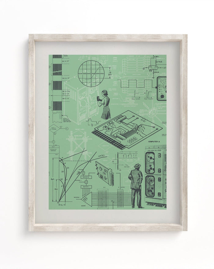 Early Computers Museum Print Cognitive Surplus