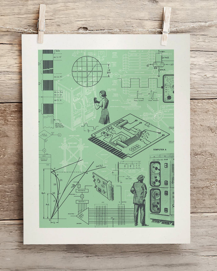 Early Computers Museum Print Cognitive Surplus
