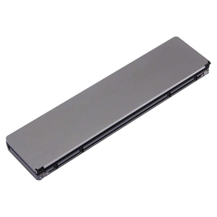 F18 Ultra-Slim Bluetooth Wireless Keyboard - Rechargeable Foldable 58 Keys with Holder