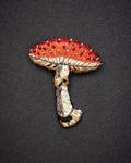 Fly Amanita Mushroom Brooch Pin - Trovelore