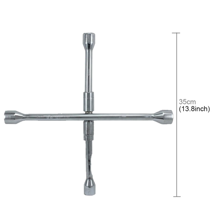 Folding Cross Wrench Repair Tool - Versatile Foldable Wrench for Easy Use