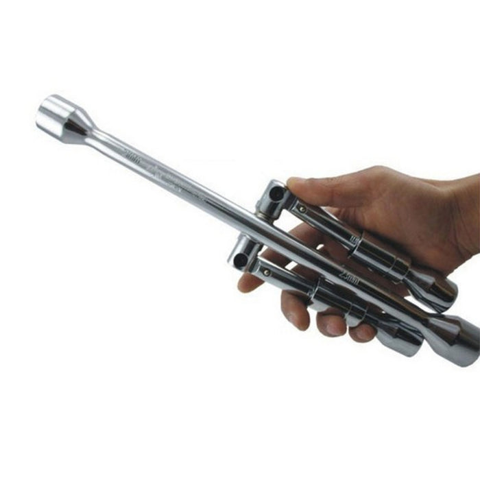Folding Cross Wrench Repair Tool - Versatile Foldable Wrench for Easy Use