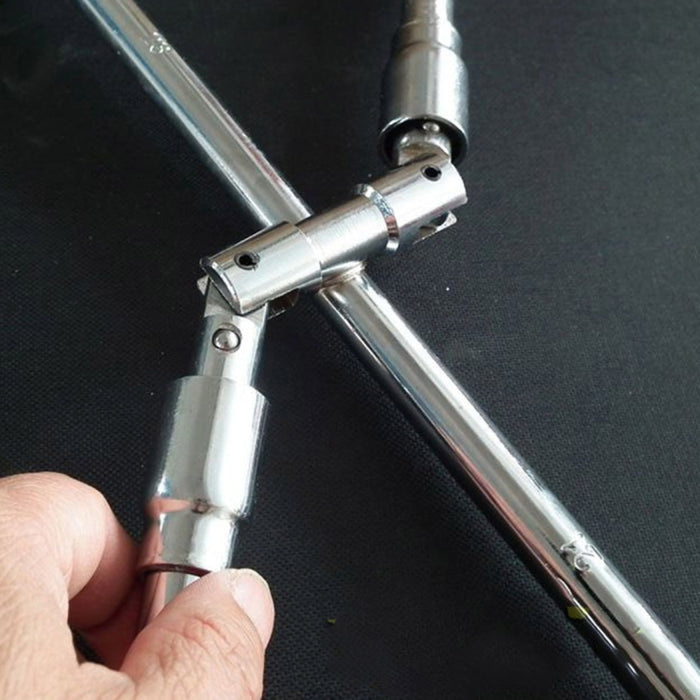 Folding Cross Wrench Repair Tool - Versatile Foldable Wrench for Easy Use