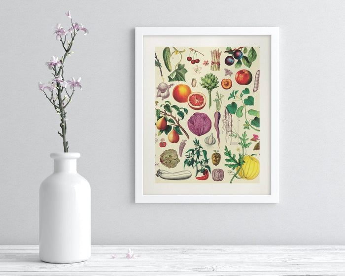Fruit & Vegetables Museum Print Cognitive Surplus
