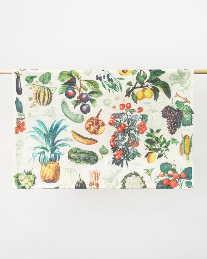 Fruit & Vegetables Tea Towel