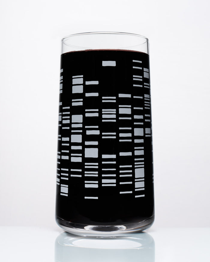 Gel Electrophoresis Drinking Glass