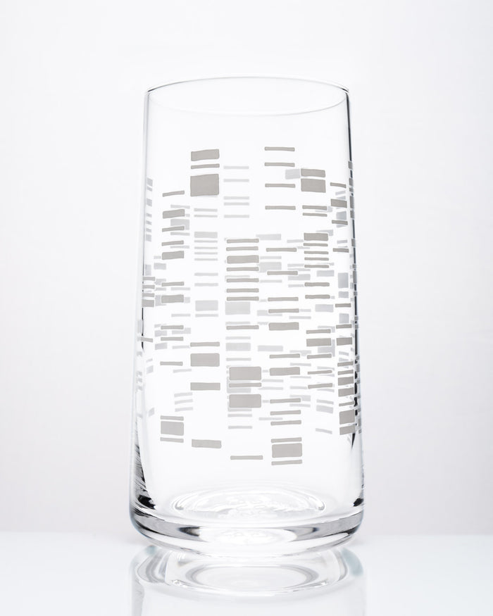 Gel Electrophoresis Drinking Glass