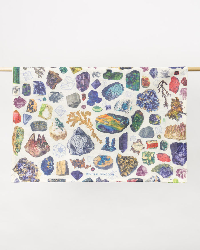 Gems & Minerals Tea Towel