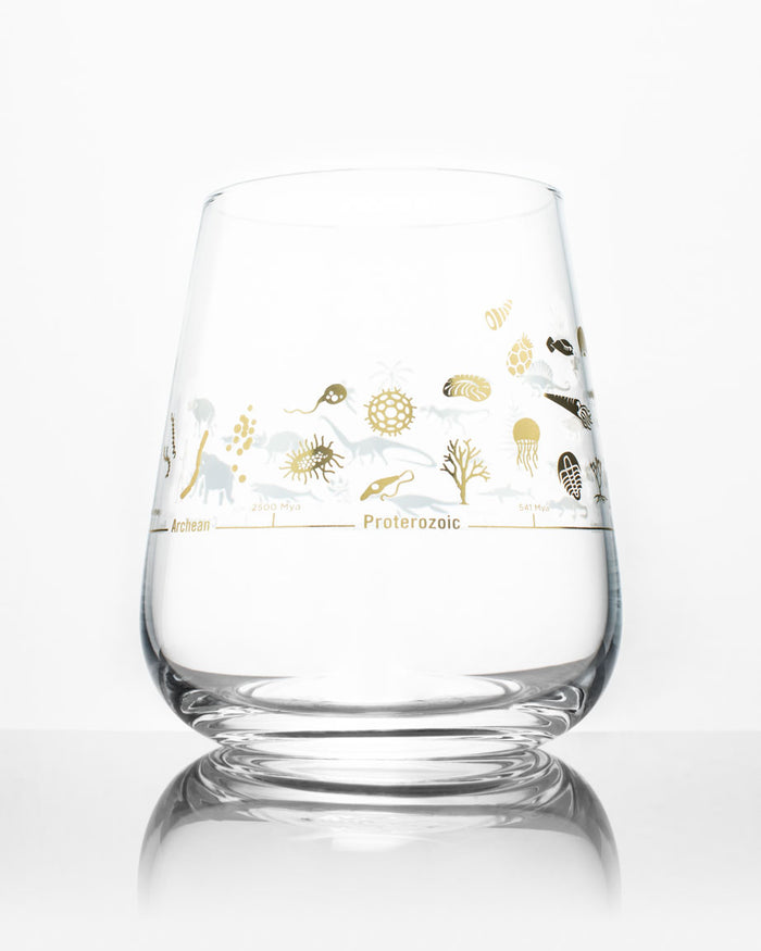 Geologic Time Scale Wine Glass