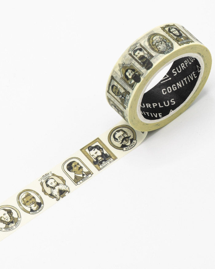 Great Beards of Science Washi Tape Cognitive Surplus