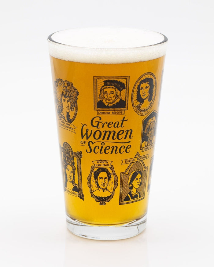 Great Women of Science Pint Glass Cognitive Surplus