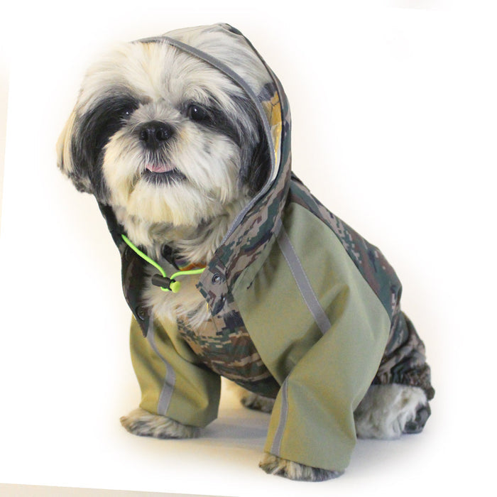 Green Camo Dino Raincoat