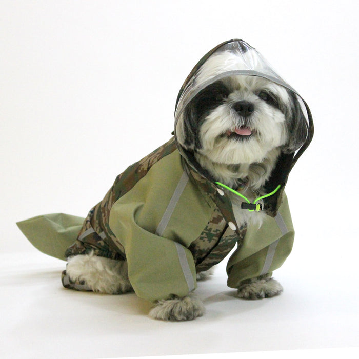 Green Camo Dino Raincoat