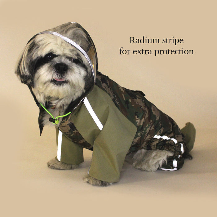 Green Camo Dino Raincoat