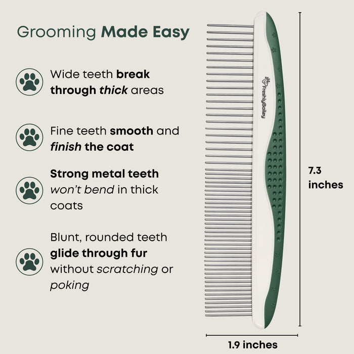 Greyhound Metal Comb for Dogs