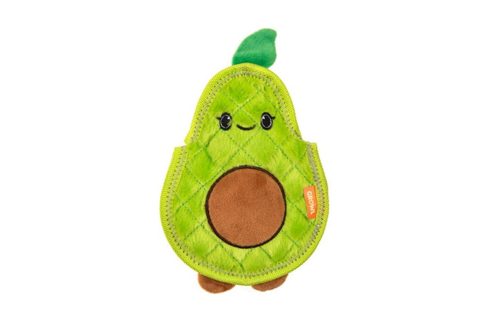 Growl Flip Floppz Fruit Ava the Avocado Dog Toy