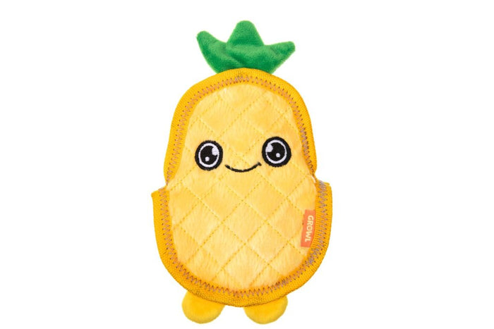 Growl Flip Floppz Fruit Penny the Pineapple Dog Toy
