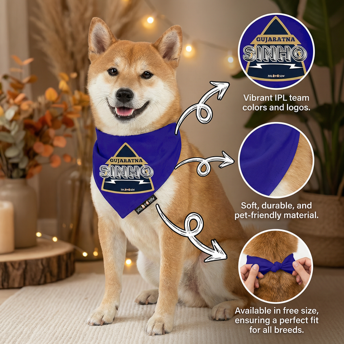 Gujaratna Sinho Pet Bandana