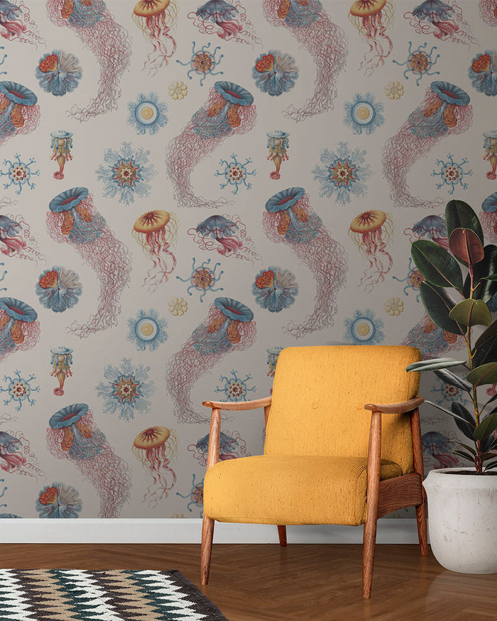Haeckel Jellyfish Wallpaper