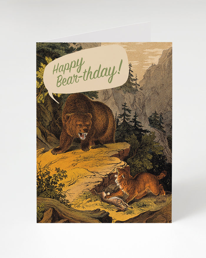 Happy Bearthday Greeting Card