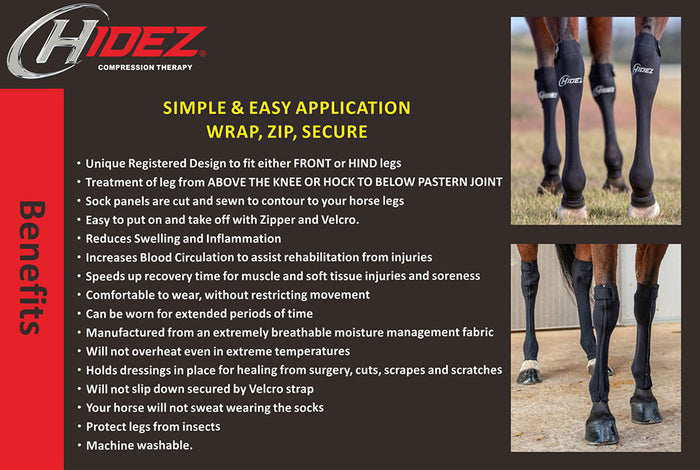 Hidez Compression Socks - Front - Wanneroo Stock Feeders