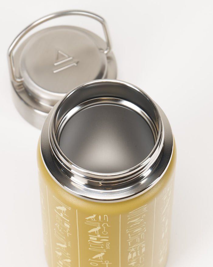 Hieroglyphics 12 oz Steel Bottle