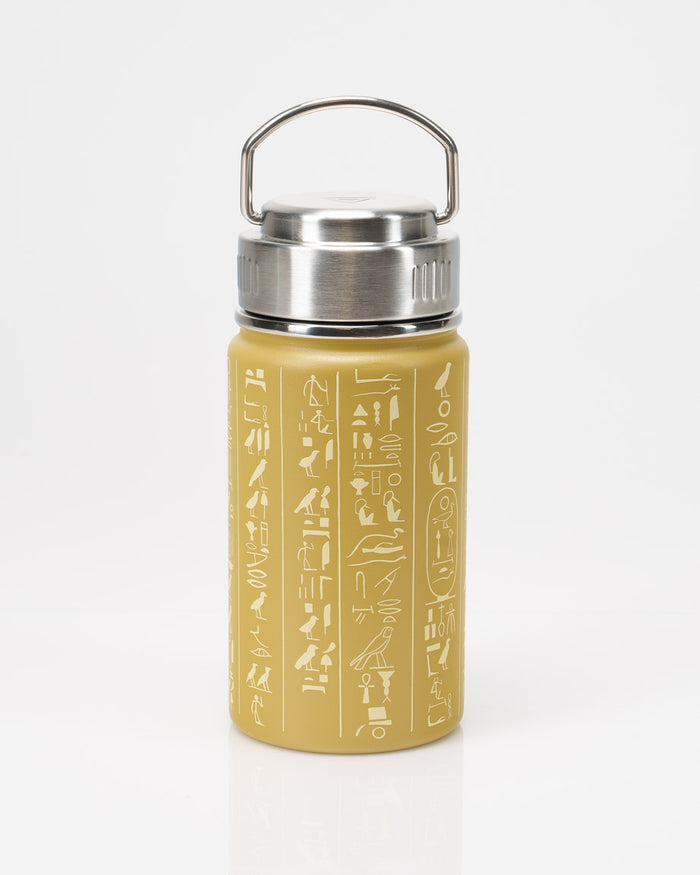 Hieroglyphics 12 oz Steel Bottle