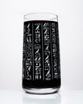 Hieroglyphics Drinking Glass