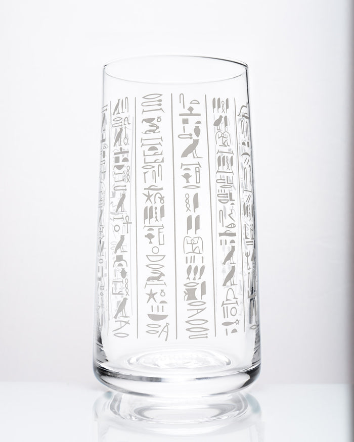 Hieroglyphics Drinking Glass