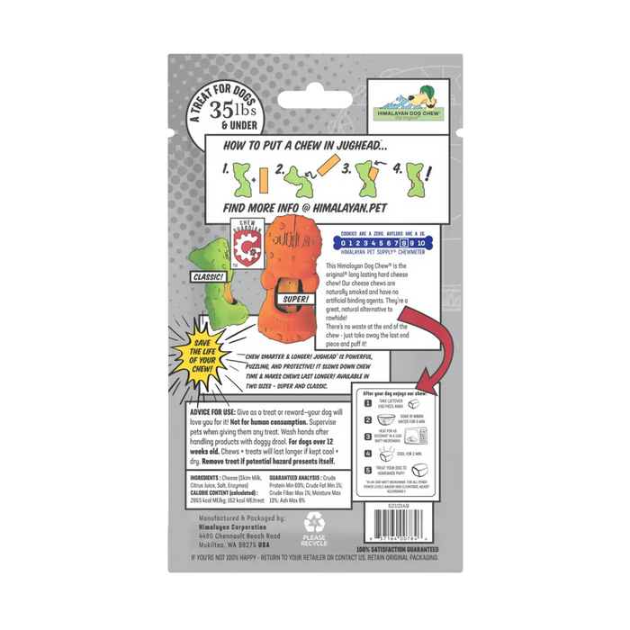 Himalayan Pet Supply Dog Chew JugHead Classic Insert