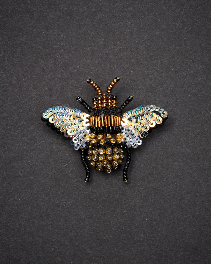 Honey Bee Brooch Pin - Trovelore