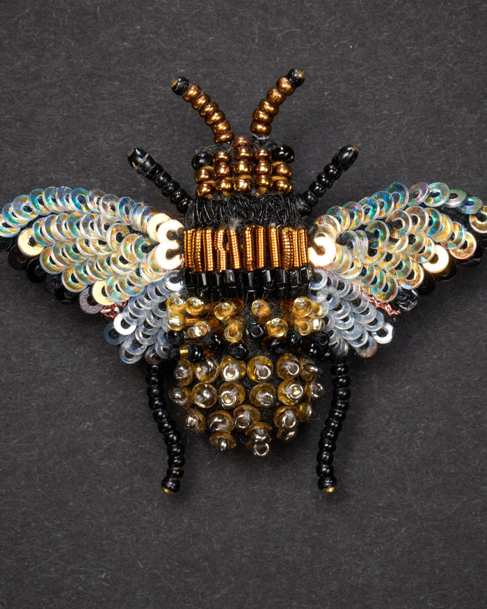 Honey Bee Brooch Pin - Trovelore