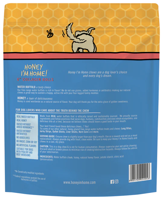 Honey I’m Home 6" Collagen Rolls