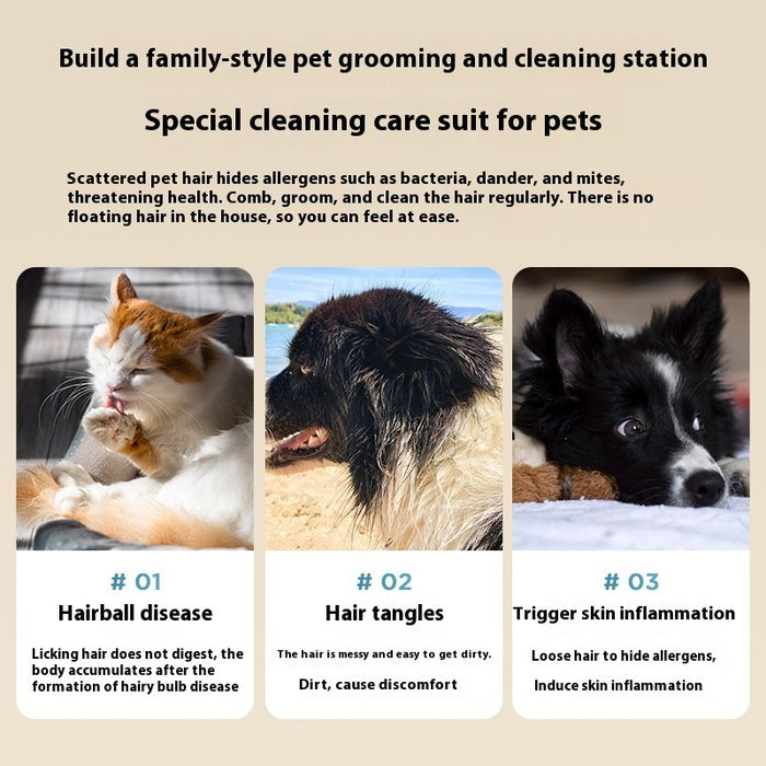 Household Pet Hair Conditioner Shaving Multifunctional Vacuum Cleaner - LYDARZ